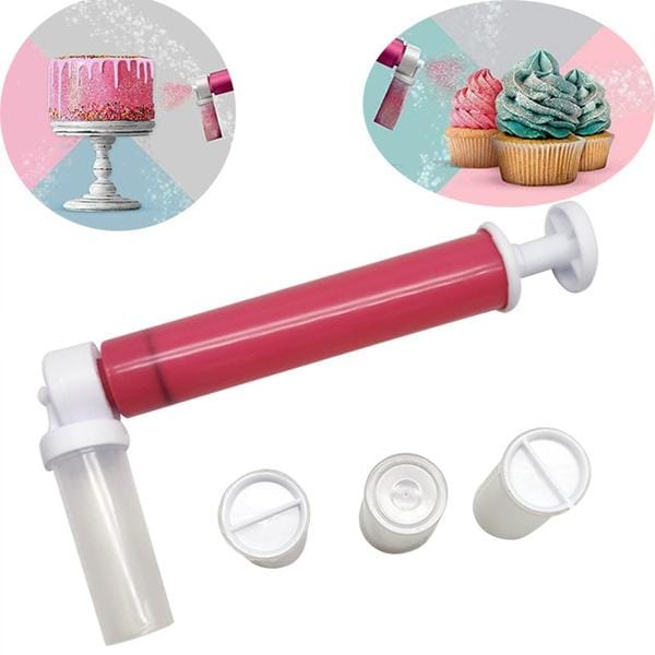 1 st Food-grade Plastic Taartkleuring Handleiding Airbrush DIY Bakgereedschap Kit roze
