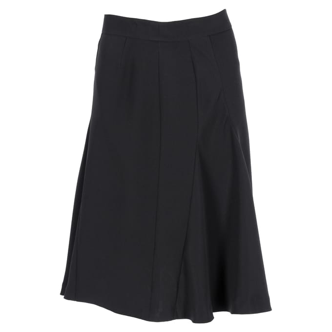 Givenchy midi-rok met panelen in zwart acetaat