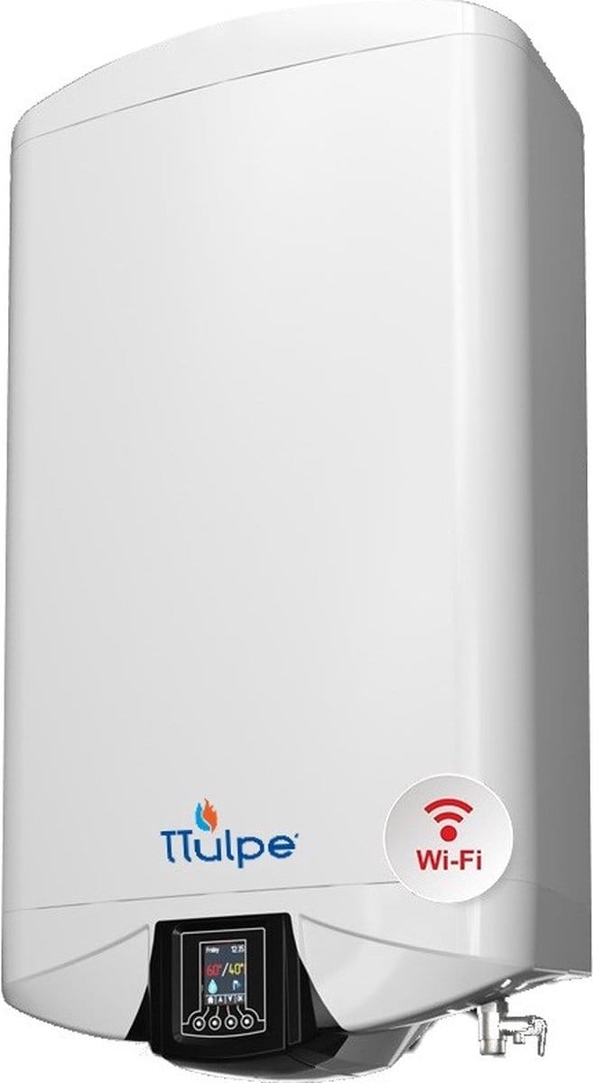 TTulpe Smart Master 60 platte elektrische boiler met WiFi control
