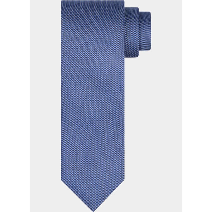 Profuomo Stropdas tie silk woven navy ppwa30041/a