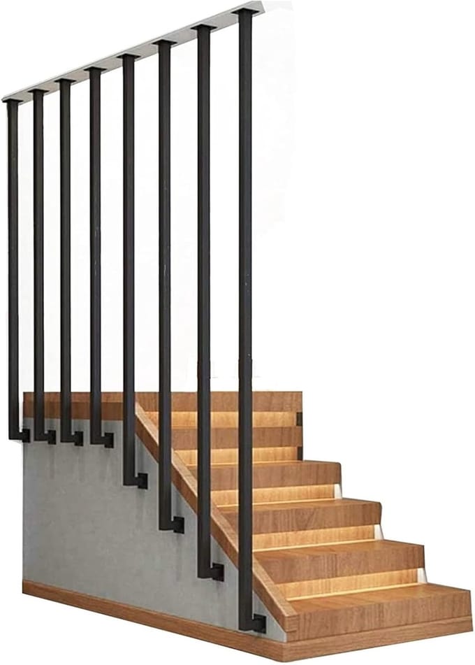 Trapleuning - Veiligheidsleuning - Trappen - Zijmontage Beugels - 40cm