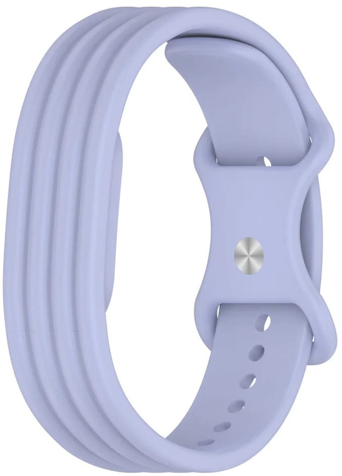 Strap-it Siliconen Bandje geschikt voor Fitbit Air - Lila/Lichtpaars
