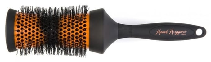 Denman Borstel Head Huggers zwart/ oranje 53mm