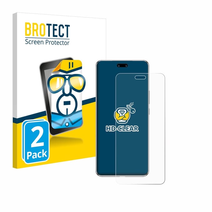 BROTECT - Screenprotector voor Huawei Nova 13 Pro - Folie Beschermfolie transparant 2 Stuks