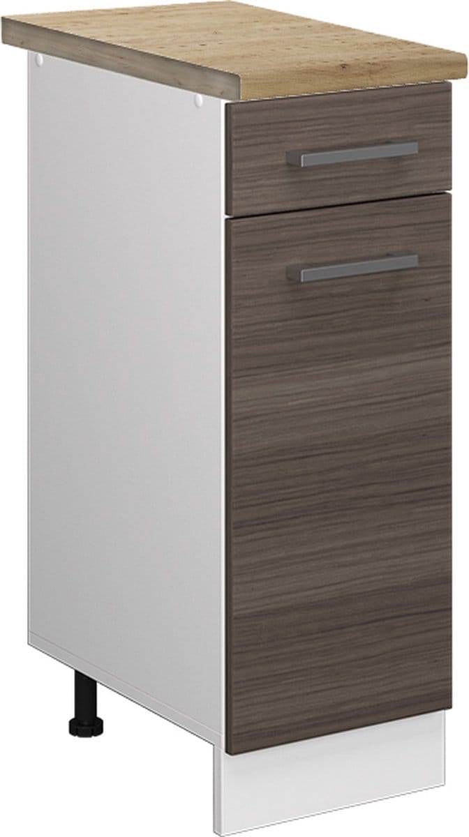 Vicco R-Line Keukenonderkast – 30 cm, WB Eik Edel grijs