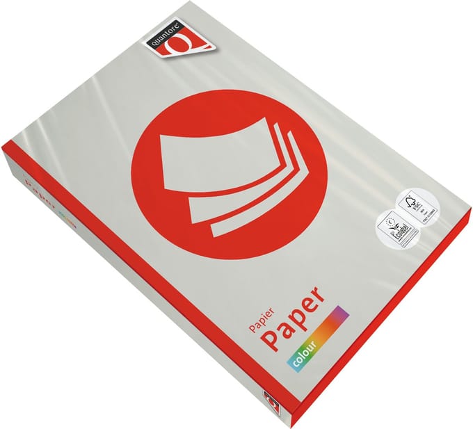 Kopieerpapier quantore colour a4 80gr grijs | 5 stuks