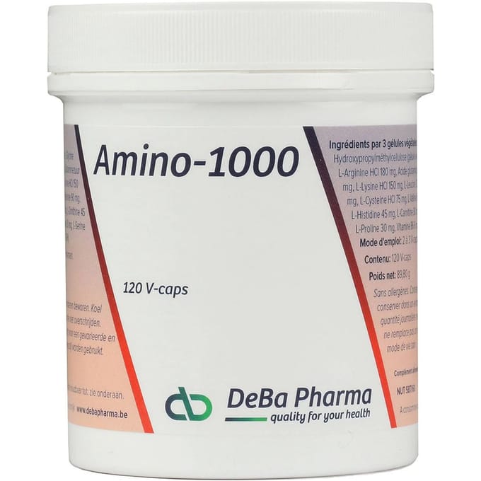 DeBa Pharma Amino-1000 120 Capsules