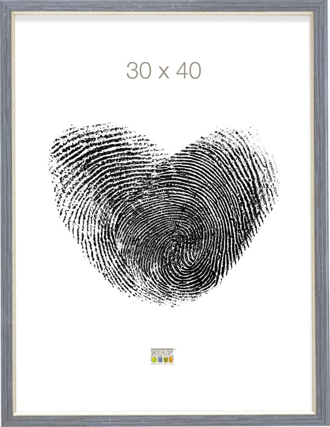 Deknudt Frames fotolijst S46AF7 - grijze schilderlook - biesje - 30x40