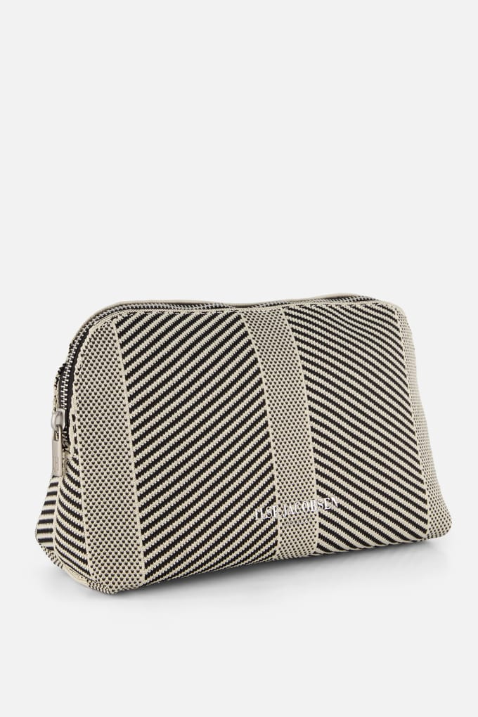 Ilse Jacobsen Ilse Jacobsen Knitty02 Tas beige Textiel