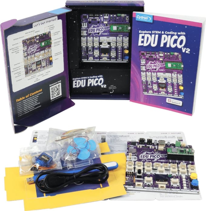 EDU PICO 2 Project & Innovation Kit met Raspberry Pi Pico 2 W EDU-PICO2