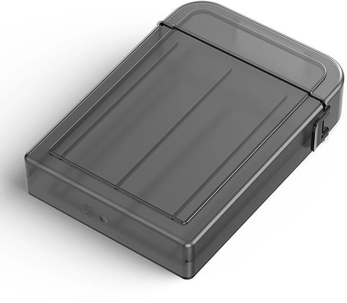 ORICO PPH-25 protective case 2.5" disk box - semi-transparent gray