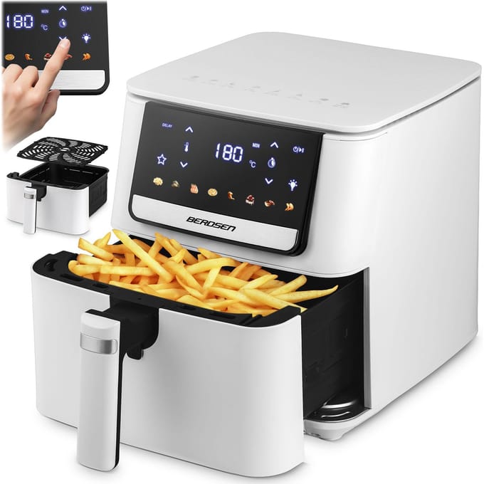 Berdsen BD-662 Serie - Airfryer - 1700W - 6,5L - Wit