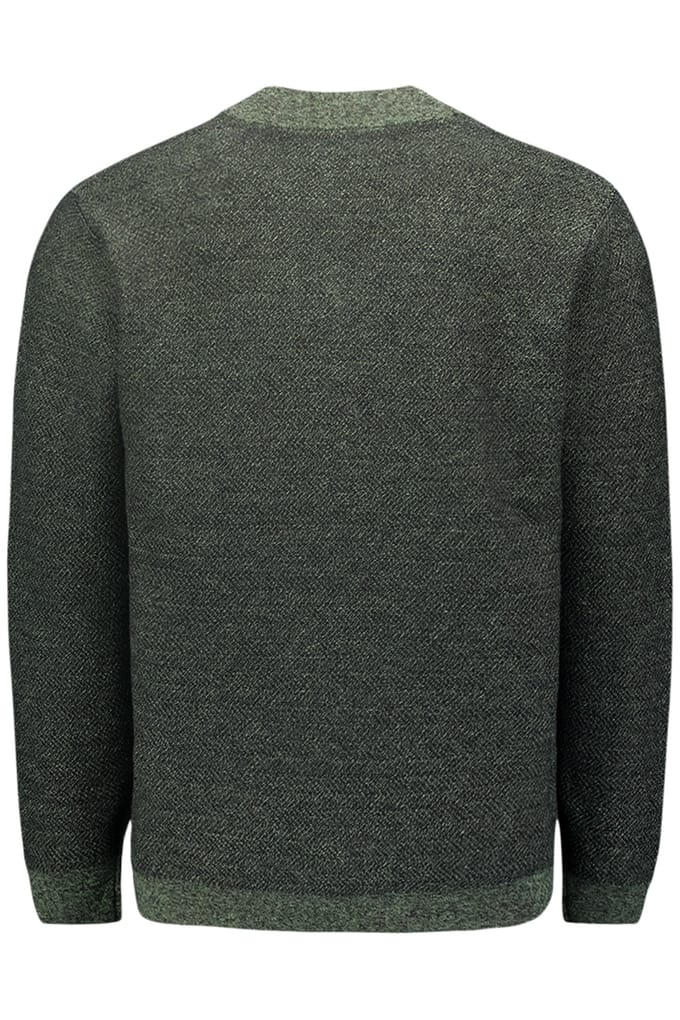 No Excess Pullover V-neck 2 Coloured With Wool Smoke Größe: 3XL | Pullover Outlet | Herren | Weiß