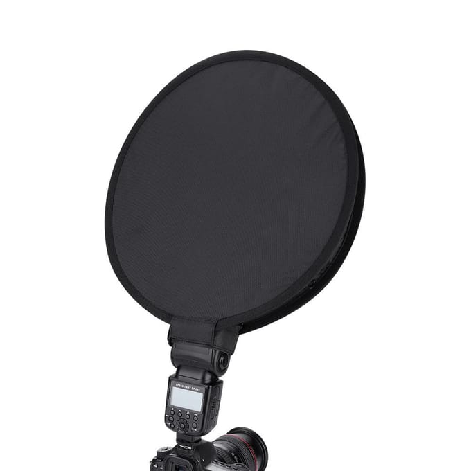 40cm Draagbare Universele Flits Flitser Softbox Diffuser voor Externe Speedlite black