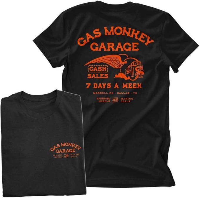 Gas Monkey Garage Cash Monkey T-shirt GMG-1-GMG102-H61-13