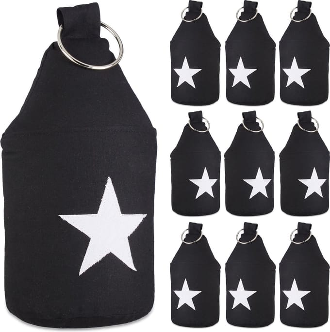 10 x deurstopper ster decoratief - deurvastzetter - deurstop met handvat hoog