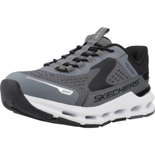 Skechers GLIDE-STEP PLUS - VISTA-LANE Jongens Instappers - Charcoal / Zwart