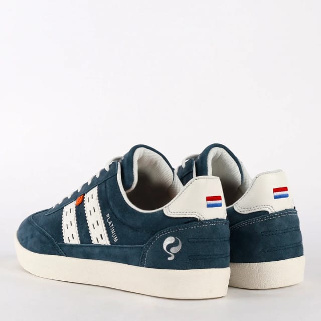 Q1905 Sneaker platinum marine /wit