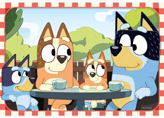 Ravensburger Kinderpuzzel - Bluey - 2x12 Stukjes - Vanaf 3 Jaar