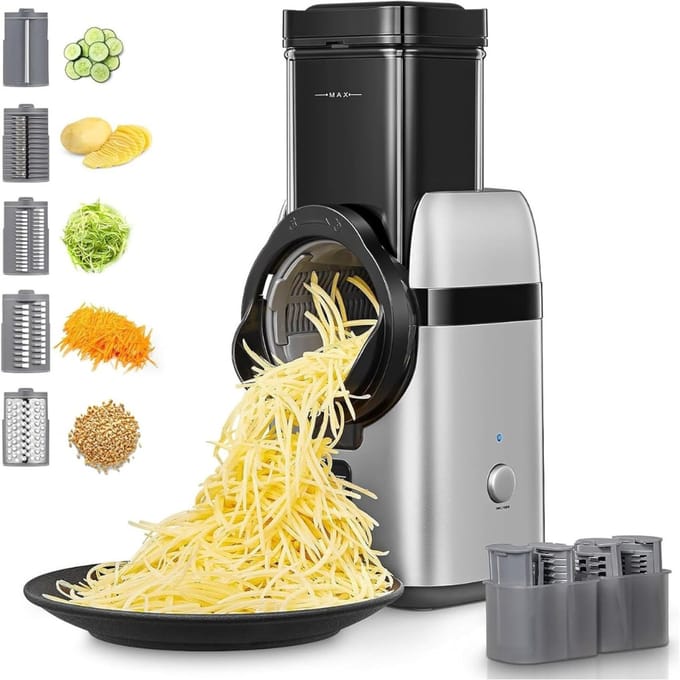VH Supplies® Groentesnijder Electrisch - Foodprocessor - Chopper - 80W