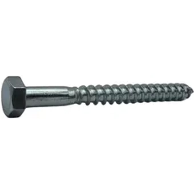 Sencys Houtdraadbout M8x80mm Per 5 Gegalvaniseerd