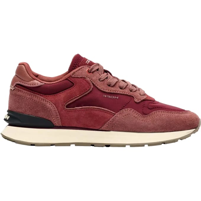 Sneakers van leermix met logodetail model 'City'