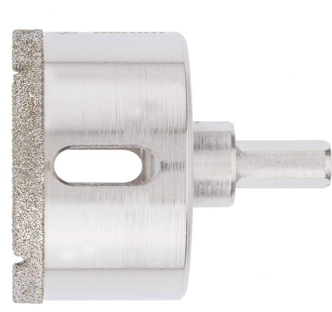 GRAPHITE Serie - Diamanten Boor - 53 mm - Galvanisch Gecoat - Voor Hard Keramiek
