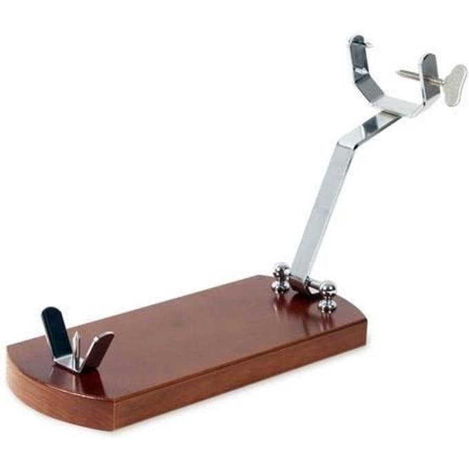 Jamonero pliant - Buarfe - Laqué noyer - Acier chromé - Pratique et compact