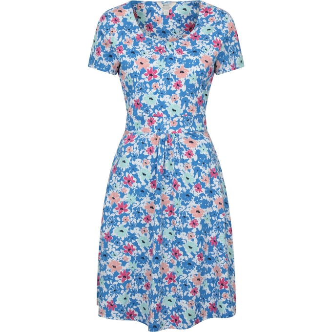 Mountain Warehouse Dames/Dames Orchid Bloem UV Jurk (Helder Blauw)