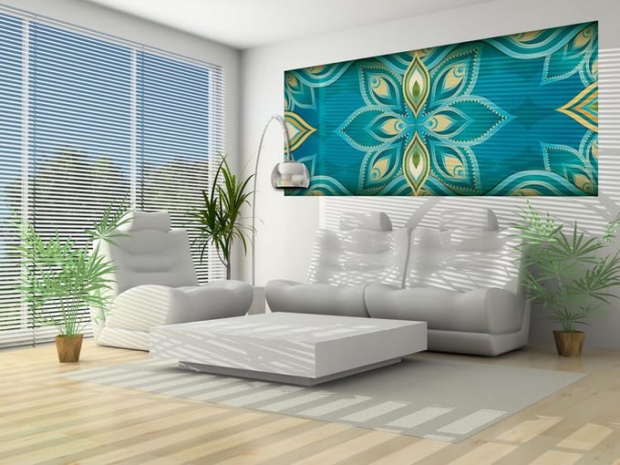 Abstract Art Photo Wallcovering