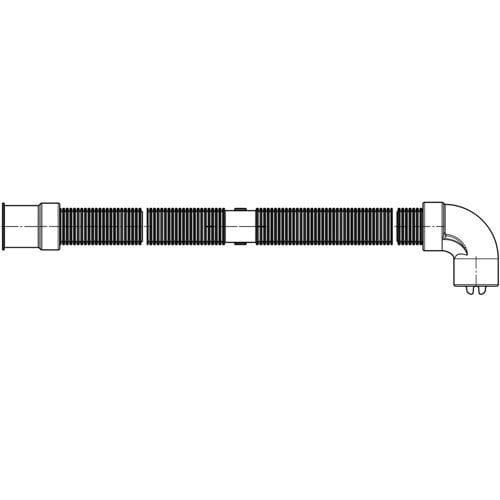 AEG afvoerslang, L=2430mm,M 8581469736301