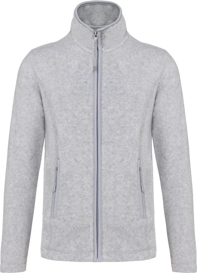 Kariban Microfleece met rits dames K907 - Ash Heather - M