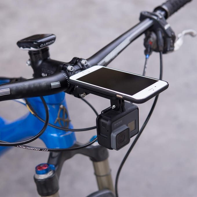 ZTTO Fietscomputer Telefoon Zadelhouder MTB Fiets Stuurhouder gray