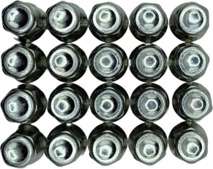 Dragonslock Moeren - Moeren Set Chrysler Neon - Verzinkt - 20 st.- M12x1,5 - Draadlengte 27mm - Hex 18