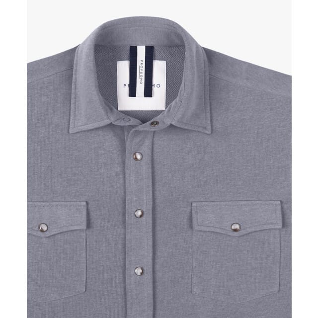 Profuomo overshirt western ppxf10001i m2 mid blue