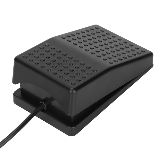 USB Voetpedaal Hoge Gevoeligheid Multifunctioneel Ergonomisch Enkel Voetpedaal met 2m Kabel voor Computer gray