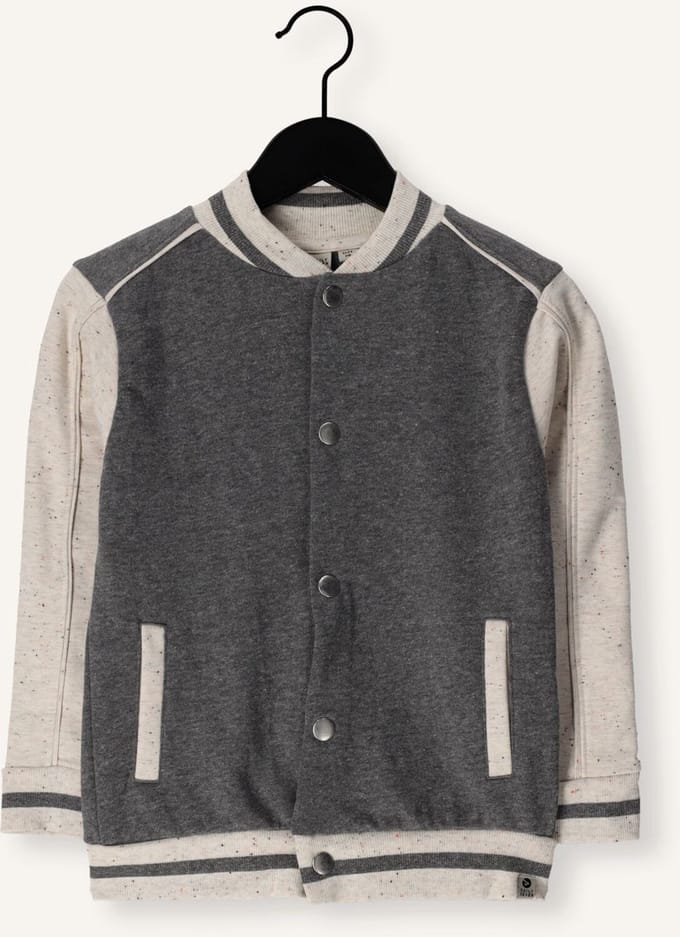 DAILY7 Oversized Bomberjacket Jassen Jongens - Zomerjas - Donkergrijs - Maat 92