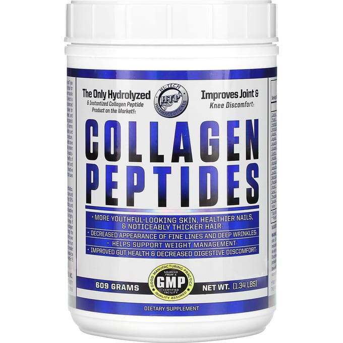 Hi Tech Pharmaceuticals, Collageen Peptiden, 1,34 lb (609 g)