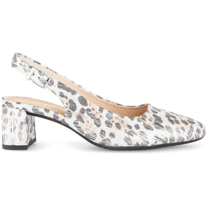 Gabor slingback pumps met luipaardprint