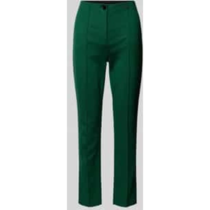Slim fit broek van viscosemix