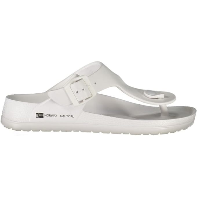 Noorwegen 1963 Witte Plastic Dames Slippers
