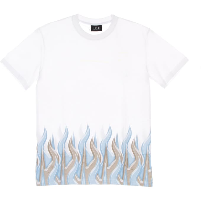 New Flames Tee Wit Heren T-shirt