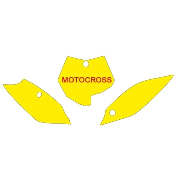 Autocollants motorfiets nummerplaat Blackbird Racing KTM SX85