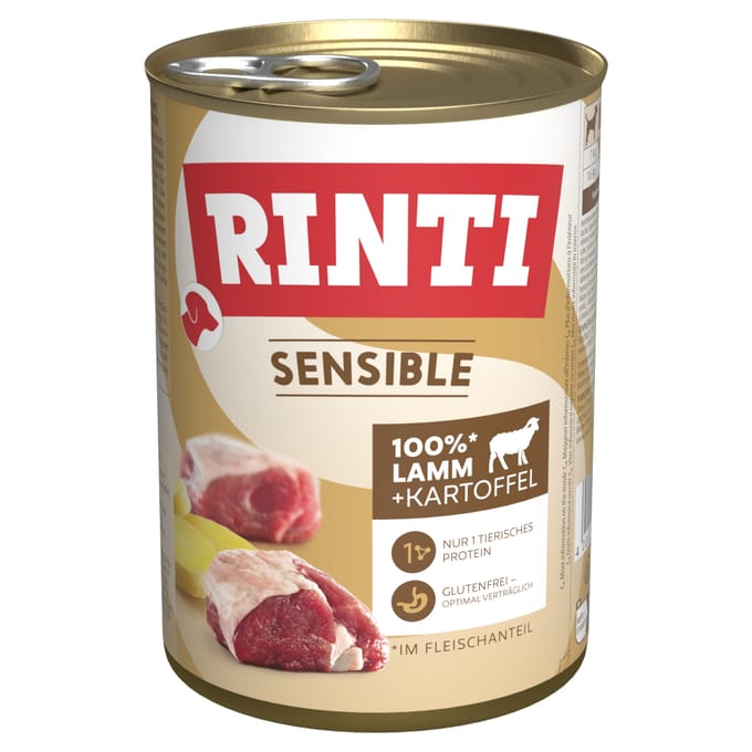 RINTI Sensible 1  x 400 g - Lam & Aardappelen