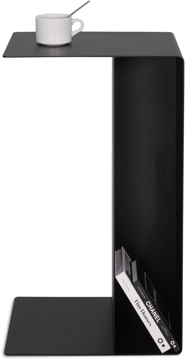 Spinder Design banktafel Slide HIGH - Zwart - Staal