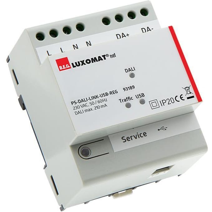 BEG PS-DALI-LINK-USB-REG Voeding met USB - 93189