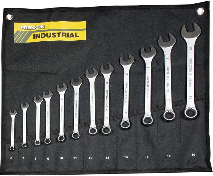 Set Ringsteeksleutels 12-Delig 6-19 mm in Opbergtas