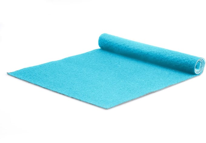 GJ Floors - Basic loper Tokyo | Lichtblauw - Breedte x Lengte: 1 meter / 5 meter
