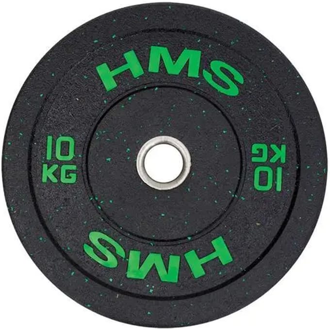 HMS Bumper Plate - Olympische Halterschijf - 10 kg - Groen