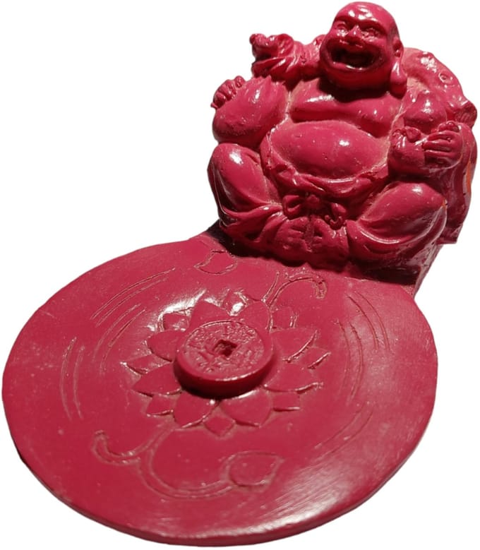 Chinese boeddha brander - roze